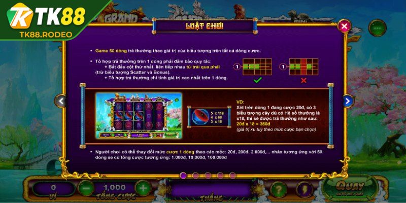 Giao diện chơi sinh động và bắt mắt