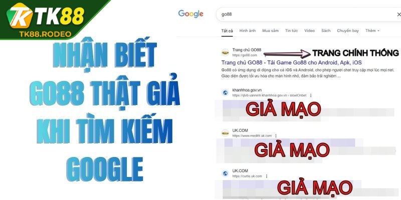 Cảnh báo Go88 bị mạo danh là cực kỳ quan trọng